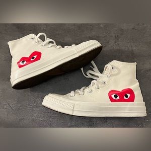 CDG converse white size 4M